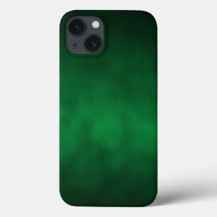 Groene Gothische Ombre Achtergrond Kunst iPhone 13 Hoesje