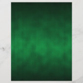 Groene Gothische Ombre Achtergrond Kunst Flyer (Achterkant)