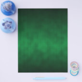 Groene Gothische Ombre Achtergrond Kunst Flyer (Enkel)