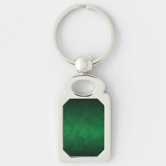 Groene Gothische Ombre Achtergrond Kunst Sleutelhanger (Voorkant)
