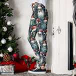 Groene Gotische Kerstschedels Kerstman Hoeden Goth Leggings<br><div class="desc">Gotische Kerstschedels in Santa Hats Groene Baubles Leggings | Feestelijke Yoga Draag dit vakantieseizoen te vieren met onze Gothic Christmas Skulls in Santa Hats Green Baubles Leggings, ideaal voor yogasessies en feestelijke trainingen. Deze leggings, die gotische en alternatieve stijlen combineren met traditionele vakantievibes, zorgen voor een creatieve uitstraling in je...</div>