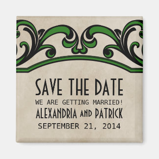 Groene gotische zwemmen sparen de Magnet van de Da