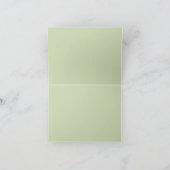 Groene Goud Geometrische Elegante Dankkaart Bedankkaart (Binnen)