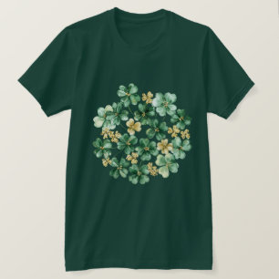 Groene Goud Klaver T-shirt