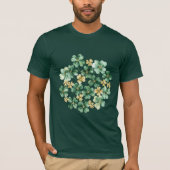 Groene Goud Klaver   T-shirt (Voorkant)