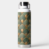 GROENE & GOUDEN ART DECO PATRONEN WATERFLES (Achterkant)