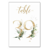 Groene Gouden Bladeren Tafel 39, Tafelnummer (Voorkant)