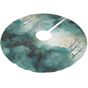 Groene Gouden Bomen Kerst Kerstboom Rok