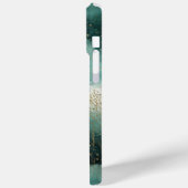 Groene Gouden Bomen Met Vogels Kerstmis Case-Mate iPhone Case (Achterkant / Links)