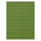 Groene gouden kerststerren Elegant  Bright Tafelkleed (Voorkant)