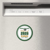Groene Gouden Klas van 2026 Afstudeercadeau Magneet (Insitu (Vaatwasser))