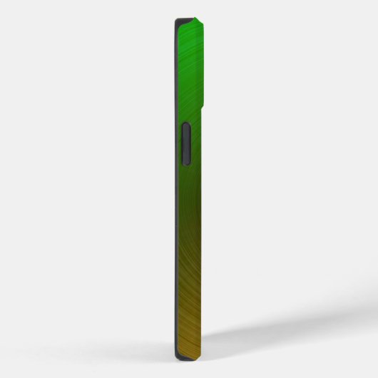 Groene & Gouden Metallic Vortex Case-Mate iPhone Case (Achterkant / Rechts)