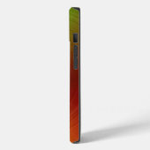 Groene & Gouden Metallic Vortex Case-Mate iPhone Case (Achterkant / Links)