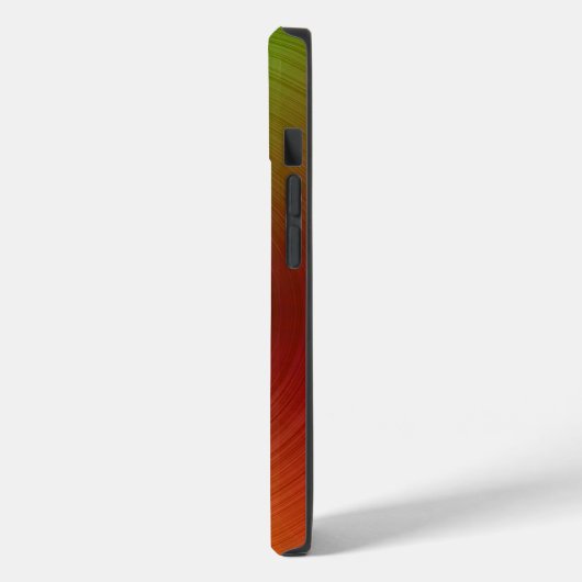 Groene & Gouden Metallic Vortex Case-Mate iPhone Case (Achterkant / Links)