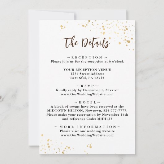 Groene gouden Paarse bomen in één keer Kaart (Achterkant)