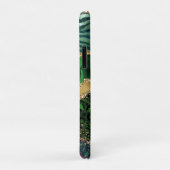 Groene & Gouden Safari Dier Glitter Agate Monogram Case-Mate iPhone Case (Achterkant/rechts)