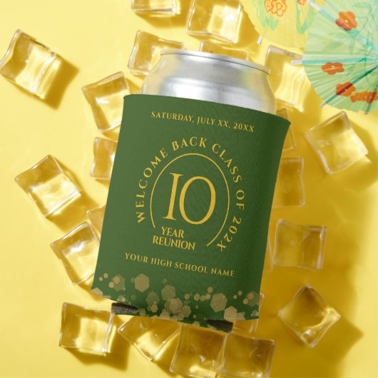 Groene & Gouden School College Class Reunion Blikjeskoeler (Insitu Zomer)