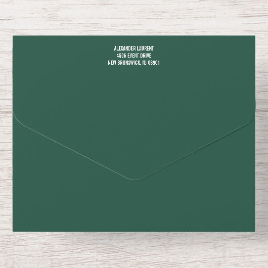 Groene Gouden Slingerlichten Foto Mijlpaal Verjaar All In One Uitnodiging (Achterzijde)