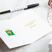 Groene gouden vuurwerk met Logo toevoegen Zwarte G Kaart