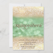 Groene goudglittervlinder kaart (Achterkant)