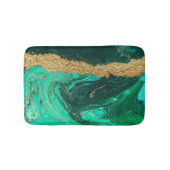 Groene goudmarmer, graniet, steentextuur badmat (Voorkant)
