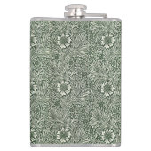 Groene goudsbloem Elegantie - Floral Heupfles (Achterkant)