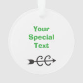 Groene graafmachine voor cross-country Runner© Aan Ornament (achterkant)