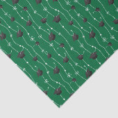 Groene gradatiekappen en lint tissuepapier (Detail)