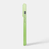 Groene Gradiënt Gras Citaat Hoestelcase iPhone Hoesje (Linkerkant)