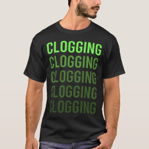 Groene Gradiënt Klomp Dansen Klomper T-shirt