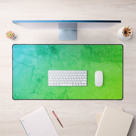 Groene Gradient Marmeren Muismat - Custom Desk Mat (Kantoor 1)