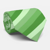 Groene gradiënt stropdas (Opgerold)