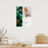 Groene grafplechtigheid Viering van het leven Foto Poster (Keuken)