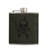 Groene grap heupfles (Voorkant)