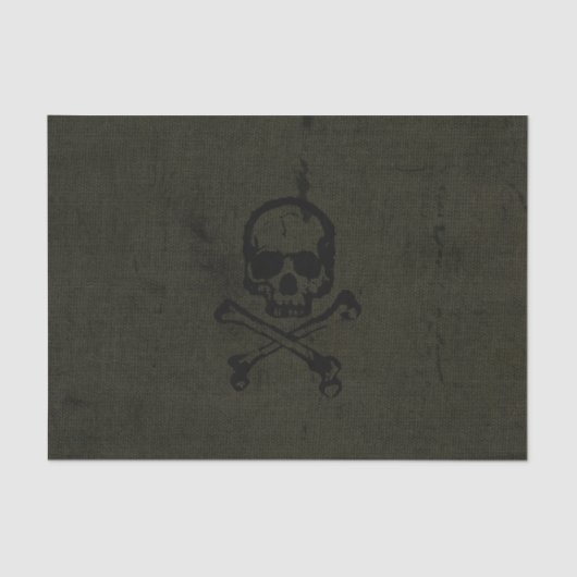 Groene grap tissuepapier (Voorkant)