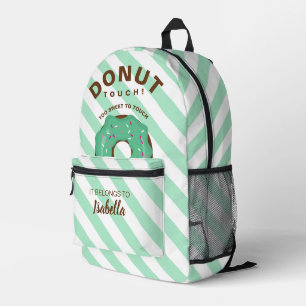 Groene Grappige Donut Rugzak