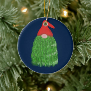 Groene, grappige kerst 2022 is een leuke Classic Keramisch Ornament