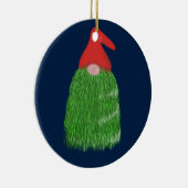 Groene, grappige kerst 2022 is een leuke Classic Keramisch Ornament (Rechts)