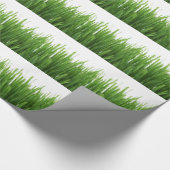 Groene gras achtergrond cadeaupapier (Hoek)