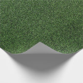 Groene gras achtergrond cadeaupapier (Hoek)
