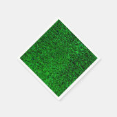 Groene gras achtergrond servet (Hoek)