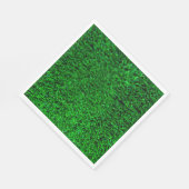 Groene gras achtergrond servetten (Hoek)