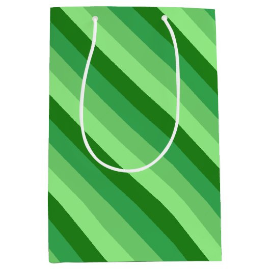 Groene gras middelgrote cadeautas (Voorkant)