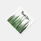 Groene Gras Natuur Personalized Feest Servet (Hoek)