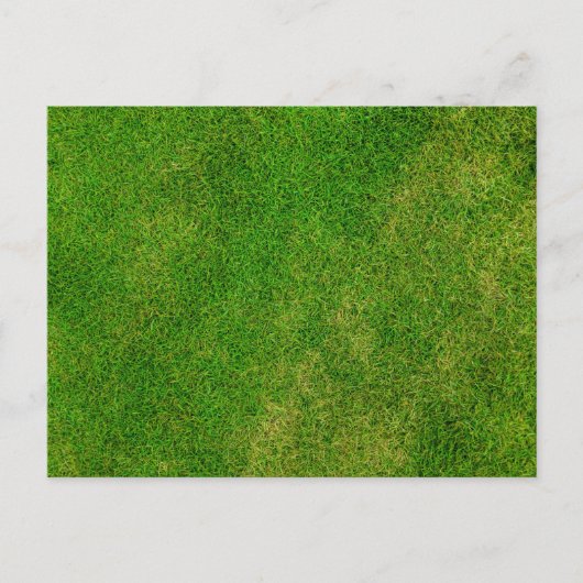 Groene Gras Textuur Briefkaart (Voorkant)