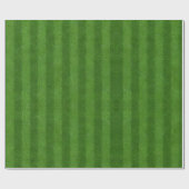 Groene gras textuur van een voetbalveld cadeaupapier (Vlak)
