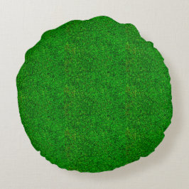 Groene gras textuur van een voetbalveld rond kussen