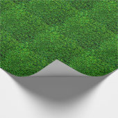 Groene grasachtergrond cadeaupapier (Hoek)