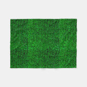 Groene grasachtergrond fleece deken (Voorkant (Horizontaal))
