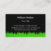 Groene Grass Gazonverzorging & Landscaping Maaier Visitekaartje (Achterkant)